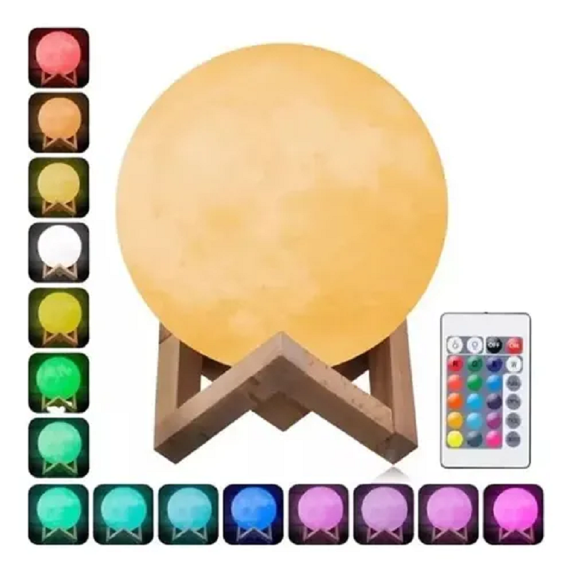 Miniatura 2 de Lampara Luna RGB